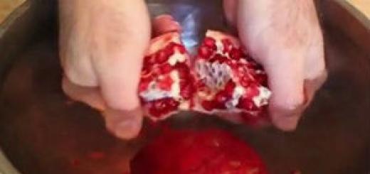 How to peel a pomegranate correctly, easily, quickly and beautifully: methods, life hacks