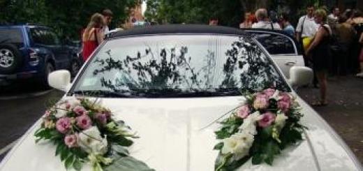 Как украшаются свадебные машины своими руками
