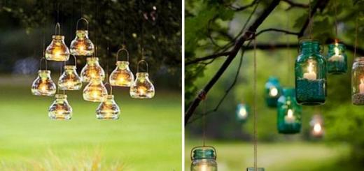 Ako rýchlo vyrobiť domácu lampu zo sklenenej nádoby?