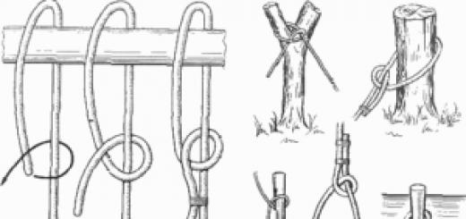 Cómo hacer un nudo de bayoneta: simple, doble, deslizante Opciones alternativas de bayoneta