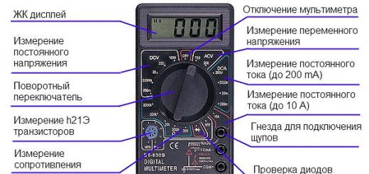Multimetrul dt830b instrucțiuni de utilizare Multimetru digital dt 831 instrucțiuni