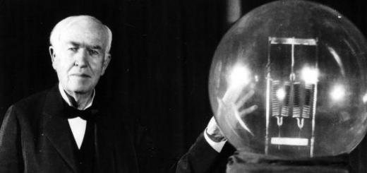 Origin and creation of the incandescent lamp