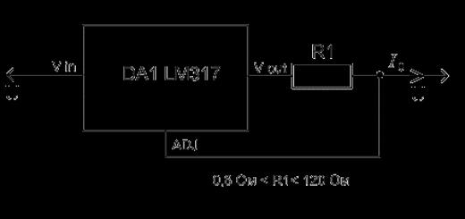 Spenningsstabilisator på LM317 Lm317 spesifikasjonsparametere